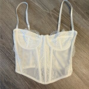 Pacsun white corset